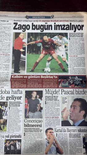 FOTOMAÇ SPOR GAZETESİ - TURKISH NEWSPAPER - DOĞUM GÜNÜ HEDİYESİ  - EKSİKSİZ TAM TAKIM GAZETE -2 HAZİRAN 2002  AZİZ YILDIRIM - NİHAT ÖZDEMİR - MAHMUT USLU - HAKAN BİLAL KUTLUALP - İLHAN EKŞİOĞLU - NİHAT OZBAĞI - OSMAN YALÇIN - MİTHAT YENİGÜN - HAYDAR PINARCI - MEHMET CANSUN - TERİM - ÜMİT KARAN - CİHAN - MURAT - MÜSLİM - HASAN ŞAŞ - FABIO CAPELLO - ŞENOL GÜNEŞ - İLHAN MANSIZ - HAKAN ŞÜKÜR - HASAN ŞAŞ - ROBERTO CARLOS - SCOLARI - EMRE BELÖZOĞLU - RONALDO - SELÇUK MANAV - ŞAFAK KAYARLAR - DOĞAN KOLOĞLU - HASMET BABAOĞLU - LEVENT TÜZEMEN - FATİH DOĞAN - FERUDUN NİĞDELİOĞLU  F.BAHÇE’DE TARİHİ GÜN - EZDİ GEÇTİ - ZAFERE DOYMUYOR - FENER BORSA’YA EKİM’DE GİRİYOR - YENİ ÇAĞIN KULÜBÜ - STAT İÇİN DE YETKİ - HASAN ŞAŞ YOLCU - AY-YILDIZ İNANIYOR - ALMANYA COŞTU - DARISI BAŞIMIZA - KUPAYI KİM ALACAK - ZİDANE’SIZLIK - FRANSA SENEGAL’E YENİLDİ - HAKAN’LA FIRTINA GİBİ ESERİZ - AVANTAJIMIZ - EMRE’DEN RONALDO’YA JEST - ÇEKİNMİYORUZ - MİLLİ TAKIM KAMPI - BÜTÜN KALPLER SİZİNLE HAYDİ TÜRKİYE  FENERBAHÇE - G
