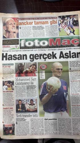 FOTOMAÇ SPOR GAZETESİ - TURKISH NEWSPAPER - DOĞUM GÜNÜ HEDİYESİ  - EKSİKSİZ TAM TAKIM GAZETE 5 HAZİRAN 2002  RUŞTU REÇBER - HASAN ŞAŞ - ÜMİT DAVALA - YILDIRAY BASTÜRK - EMRE BELÖZOĞLU - ALPAY ÖZALAN - ŞENOL GÜNEŞ - FATİH TERİM - JANCKER - MUHAMMET SARR - GÖKMEN ÖZDENAK - LEVENT TÜZEMEN - TRABZONSPOR YÖNETİCİLERİ - AHMET HACIOĞLU  RUŞTU İÇİN MÜTHİŞ İDDİA - JANCKER CİMBOM’DA - SARR ARTIK GALATASARAYLI - GÜNEŞ YİNE ŞAŞIRTTI - SUÇUN ADRESİ YANLIŞ - İKİSİNİ DE YENERİZ - HEDEFİMİZ ŞAMPİYONLUK - AVRUPA’NIN STARI OLACAĞIM - KOSTA RİKA ÇİN’İ RAHAT GEÇTİ - DÜNYA KUPASI HEYECANI - SPORSEVERLER İÇİN BULMACA  FENERBAHÇE - GALATASARAY - BEŞİKTAŞ - TRABZONSPOR - BAYERN MÜNİH - MANCHESTER UNITED - MILAN - KOSTA RİKA - ÇİN - JAPONYA - BELÇİKA - GÜNEY KORE - POLONYA - RUSYA - TUNUS - ABD - PORTEKİZ - ALMANYA - İRLANDA - BREZİLYA