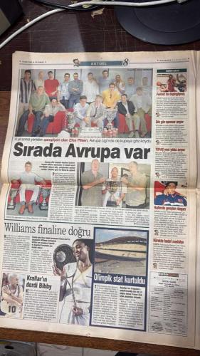 FOTOMAÇ SPOR GAZETESİ - TURKISH NEWSPAPER - DOĞUM GÜNÜ HEDİYESİ  - EKSİKSİZ TAM TAKIM GAZETE - 6 HAZİRAN 2002  AZİZ YILDIRIM - NİHAT ÖZDEMİR - MAHMUT USLU - HAKAN BİLAL KUTLUALP - İLHAN EKŞİOĞLU - NİHAT OZBAĞI - OSMAN YALÇIN - MİTHAT YENİGÜN - FATİH TERİM - JANCKER - MUHAMMET SARR - BÜLENT KORKMAZ - OKAN BURUK - ŞENOL GÜNEŞ - RÜŞTÜ REÇBER - HAKAN ŞÜKÜR - CAN ÇOBANOĞLU - ŞENES ERZİK - GÖKMEN ÖZDENAK - LEVENT TÜZEMEN - ABDULLAH ÇEVRİM - ALTAN TANRIKULU - FATİH DOĞAN  GALATASARAY KRALINI ALIYOR - CİMBOM GENÇLEŞTİ - AVRUPA’DA İLK 11’DE - GÜNEŞ DERT KÜPÜ - GARİP ŞEYLER OLUYOR - ERZİK DE OLMASA - SEUL TÜRKLERİ BAĞRINA BASTI - İTİRAZI BIRAKIN ARTIK - EURO 2000’E BENZİYOR - ABD PORTUGAL’I FENA ÇARPTI - KUPA HEYECANI EFES İLE YAŞANIR  FENERBAHÇE - GALATASARAY - BEŞİKTAŞ - TRABZONSPOR - BAYERN MÜNİH - ROMA - MILAN - INTER - KOSTA RİKA - ÇİN - BREZİLYA - ABD - PORTEKİZ - FRANSA - SENEGAL - DANİMARKA - KAMERUN - SUUDİ ARABİSTAN - İSPANYA - SLOVENYA - JAPONYA - BELÇİKA - GÜNEY KORE - POLONYA