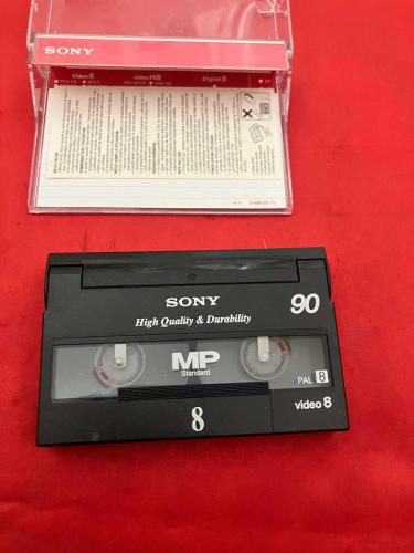 Sony video 8 kaset sıfır boş