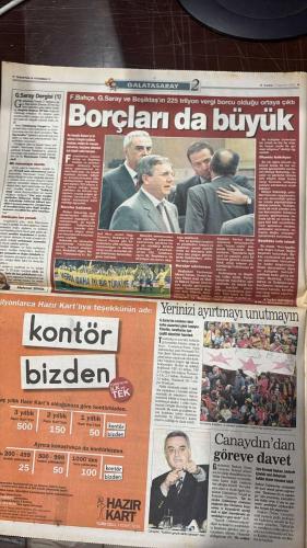 FOTOMAÇ SPOR GAZETESİ - TURKISH NEWSPAPER - DOĞUM GÜNÜ HEDİYESİ  - EKSİKSİZ TAM TAKIM GAZETE - 7 HAZİRAN 2002  FATİH TERİM - MİRCEA LUCESCU - MONDRAGON - MURAT SÖZKESEN - NOUMA - MUHAMMED SARR - HÜSNÜ GÜRELİ - YILDIRIM DEMİRÖREN - SERDAR BİLGİLİ - KİM YOUNG JOO - FRANZ BECKENBAUER - PELE - BÜLENT KORKMAZ - OKAN BURUK - MÜFİT ERKASAP - HAGİ - CLAUDIO NICULESCU - GIANI KİRİTA - DANIEL PANCU - LENCİ - BURAK ELMAS - ÖZER SARAÇOĞLU - YAŞAR YALÇIN - SÜLEYMAN GÜLTEKİN  YİNE KAPIŞTILAR - SARR ARTIK ASLAN - BEŞİKTAŞ KARIŞTI - KİM UNUTULMAZ - FRANSA ERİYOR - PELE BİLE ELEŞTİRDİ - İŞTE KOSTA RİKA - CAPONE BELİRSİZ - ERKASAP AVUSTURYA’DA - SAĞLAM HALKA ERGÜN - BİTMEYEN DERBİ - GALATASARAY GÜNLÜĞÜ - SEUL TÜRKLERİ BAĞRINA BASTI  FENERBAHÇE - GALATASARAY - BEŞİKTAŞ - BAYERN MÜNİH - INTER - MILAN - RAPID BÜKREŞ - DİNAMO BÜKREŞ - SENEGAL - URUGUAY - FRANSA - DANİMARKA - SUUDİ ARABİSTAN - KAMERUN - İSPANYA - PARAGUAY - ARJANTİN - İNGİLTERE - İSVEÇ - NİJERYA