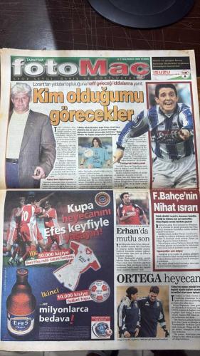 FOTOMAÇ SPOR GAZETESİ - TURKISH NEWSPAPER - DOĞUM GÜNÜ HEDİYESİ  - EKSİKSİZ TAM TAKIM GAZETE - 7 HAZİRAN 2002  FATİH TERİM - MİRCEA LUCESCU - MONDRAGON - MURAT SÖZKESEN - NOUMA - MUHAMMED SARR - HÜSNÜ GÜRELİ - YILDIRIM DEMİRÖREN - SERDAR BİLGİLİ - KİM YOUNG JOO - FRANZ BECKENBAUER - PELE - BÜLENT KORKMAZ - OKAN BURUK - MÜFİT ERKASAP - HAGİ - CLAUDIO NICULESCU - GIANI KİRİTA - DANIEL PANCU - LENCİ - BURAK ELMAS - ÖZER SARAÇOĞLU - YAŞAR YALÇIN - SÜLEYMAN GÜLTEKİN  YİNE KAPIŞTILAR - SARR ARTIK ASLAN - BEŞİKTAŞ KARIŞTI - KİM UNUTULMAZ - FRANSA ERİYOR - PELE BİLE ELEŞTİRDİ - İŞTE KOSTA RİKA - CAPONE BELİRSİZ - ERKASAP AVUSTURYA’DA - SAĞLAM HALKA ERGÜN - BİTMEYEN DERBİ - GALATASARAY GÜNLÜĞÜ - SEUL TÜRKLERİ BAĞRINA BASTI  FENERBAHÇE - GALATASARAY - BEŞİKTAŞ - BAYERN MÜNİH - INTER - MILAN - RAPID BÜKREŞ - DİNAMO BÜKREŞ - SENEGAL - URUGUAY - FRANSA - DANİMARKA - SUUDİ ARABİSTAN - KAMERUN - İSPANYA - PARAGUAY - ARJANTİN - İNGİLTERE - İSVEÇ - NİJERYA