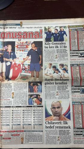 FOTOMAÇ SPOR GAZETESİ - TURKISH NEWSPAPER - DOĞUM GÜNÜ HEDİYESİ  - EKSİKSİZ TAM TAKIM GAZETE - 7 HAZİRAN 2002  FATİH TERİM - MİRCEA LUCESCU - MONDRAGON - MURAT SÖZKESEN - NOUMA - MUHAMMED SARR - HÜSNÜ GÜRELİ - YILDIRIM DEMİRÖREN - SERDAR BİLGİLİ - KİM YOUNG JOO - FRANZ BECKENBAUER - PELE - BÜLENT KORKMAZ - OKAN BURUK - MÜFİT ERKASAP - HAGİ - CLAUDIO NICULESCU - GIANI KİRİTA - DANIEL PANCU - LENCİ - BURAK ELMAS - ÖZER SARAÇOĞLU - YAŞAR YALÇIN - SÜLEYMAN GÜLTEKİN  YİNE KAPIŞTILAR - SARR ARTIK ASLAN - BEŞİKTAŞ KARIŞTI - KİM UNUTULMAZ - FRANSA ERİYOR - PELE BİLE ELEŞTİRDİ - İŞTE KOSTA RİKA - CAPONE BELİRSİZ - ERKASAP AVUSTURYA’DA - SAĞLAM HALKA ERGÜN - BİTMEYEN DERBİ - GALATASARAY GÜNLÜĞÜ - SEUL TÜRKLERİ BAĞRINA BASTI  FENERBAHÇE - GALATASARAY - BEŞİKTAŞ - BAYERN MÜNİH - INTER - MILAN - RAPID BÜKREŞ - DİNAMO BÜKREŞ - SENEGAL - URUGUAY - FRANSA - DANİMARKA - SUUDİ ARABİSTAN - KAMERUN - İSPANYA - PARAGUAY - ARJANTİN - İNGİLTERE - İSVEÇ - NİJERYA