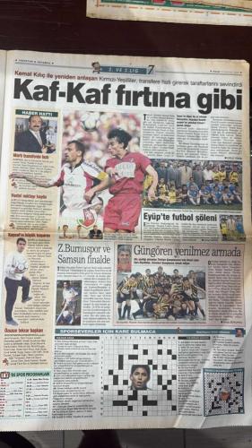 FOTOMAÇ SPOR GAZETESİ - TURKISH NEWSPAPER - DOĞUM GÜNÜ HEDİYESİ  - EKSİKSİZ TAM TAKIM GAZETE - 9 HAZİRAN 2002  ORTEGA - RUI COSTA - CORDOBA - HASAN ŞAŞ - ÜMİT DAVALA - ALPAY ÖZALAN - HAKAN ÜNSAL - EMRE AŞIK - ERGÜN - ŞENOL GÜNEŞ - BÜLENT KORKMAZ - OKAN BURUK - CAN ÇOBANOĞLU - ŞENES ERZİK - MUSTAFA YALÇIN - ŞAFAK KAYARLAR - FATİH DOĞAN  ORTEGA’DAN 4 YILLIK İMZA - ASLAN’DAN MİSİLLEME - CORDOBA GECİKİYOR - BREZİLYA TAMAM - SİZ DE İNANIN - KİMSE TUTAMAZ BİZİ - İŞTAHIMIZ KABARDI - GERİ ÇEKİLMEK YASAK - SAKİN OL! - KUPA HEYECANI EFES İLE YAŞANIR  FENERBAHÇE - GALATASARAY - BEŞİKTAŞ - MİLLİ TAKIM - BREZİLYA - ÇİN - KOSTA RİKA - JAPONYA - RUSYA - MEKSİKA - EKVADOR - FRANSA - URUGUAY - HIRVATİSTAN - İTALYA