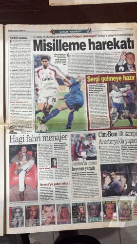 FOTOMAÇ SPOR GAZETESİ - TURKISH NEWSPAPER - DOĞUM GÜNÜ HEDİYESİ  - EKSİKSİZ TAM TAKIM GAZETE - 9 HAZİRAN 2002  ORTEGA - RUI COSTA - CORDOBA - HASAN ŞAŞ - ÜMİT DAVALA - ALPAY ÖZALAN - HAKAN ÜNSAL - EMRE AŞIK - ERGÜN - ŞENOL GÜNEŞ - BÜLENT KORKMAZ - OKAN BURUK - CAN ÇOBANOĞLU - ŞENES ERZİK - MUSTAFA YALÇIN - ŞAFAK KAYARLAR - FATİH DOĞAN  ORTEGA’DAN 4 YILLIK İMZA - ASLAN’DAN MİSİLLEME - CORDOBA GECİKİYOR - BREZİLYA TAMAM - SİZ DE İNANIN - KİMSE TUTAMAZ BİZİ - İŞTAHIMIZ KABARDI - GERİ ÇEKİLMEK YASAK - SAKİN OL! - KUPA HEYECANI EFES İLE YAŞANIR  FENERBAHÇE - GALATASARAY - BEŞİKTAŞ - MİLLİ TAKIM - BREZİLYA - ÇİN - KOSTA RİKA - JAPONYA - RUSYA - MEKSİKA - EKVADOR - FRANSA - URUGUAY - HIRVATİSTAN - İTALYA