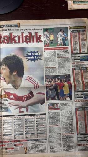 FOTOMAÇ SPOR GAZETESİ - TURKISH NEWSPAPER - DOĞUM GÜNÜ HEDİYESİ  - EKSİKSİZ TAM TAKIM GAZETE - 10 HAZİRAN 2002 ORTEGA - HAGI - POPESCU - TAFFAREL - EMRE - PARKS - KENAN ONUK - MUSTAFA YALON - SOLCİK KAYARLAR - AYHAN BERMEK - ABDULLAH ÇEVRİM - ERHAN ONAL - LEVENT TUZEMEN - ZİYA DOĞAN - ALTAN TANRIKULU - HAKAN YAĞOĞLU - KENAN YÜCEL - MİMİ SENOL - SERKAN YETİŞMİŞOĞLU - ORHAN ÇAVUŞOĞLU - KUBİLAY TOPTAŞ  FENERBAHÇELİLER ARTIK İSVEÇLİ - KEP AYNI ŞARKI - İSVEÇ KARŞILAŞMASIYLA BAŞLADI - EMRE’YE PARKS YANIT VERDİ - GRUP PUAN DURUMU - JAPONYA EMİN ADIMLARLA İLERLİYOR - SAHA DIŞINDAKİLER - BÖYLE OLMAMALIYDI - EMRE YALNIZ KALDI - HAZİN ÖYKÜ - TECRÜBE EKSİKLİĞİ - ANTRENÖRLÜK KURSU - LAZAROV KALACAK - ANTEP’İN 3 ADAYI VAR - BLYEDİÇ’TEN UYARI - ROTA AUEKWEBU’DA - BURSALI KUBİLAY LÖSEMİYİ YENDİ - TRABZONSPOR LAYIK OLDUĞU YERE GELECEK - MİLLİ PİYANGO ÇEKİLDİ  GALATASARAY - FENERBAHÇE - BEŞİKTAŞ - TRABZONSPOR - SAMSUNSPOR - KOCAELİSPOR - GAZİANTEPSPOR - ANTALYASPOR - YOZGATSPOR - BURSA - ADANASPOR - KAY