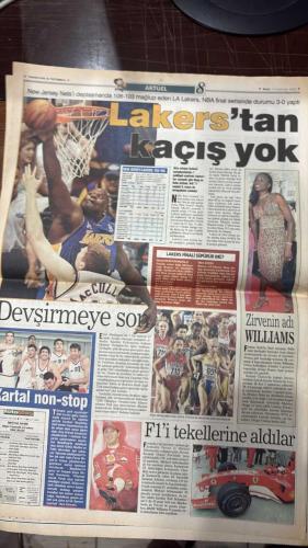 FOTOMAÇ SPOR GAZETESİ - TURKISH NEWSPAPER - DOĞUM GÜNÜ HEDİYESİ  - EKSİKSİZ TAM TAKIM GAZETE - 11 HAZİRAN 2002 FATİH TERİM - ORTEGA - SERGINHO - ROBERTO CARLOS - GUIMARAES - ŞENOL GÜNEŞ - SAMET AYBABA - METİN AKTAŞ - PETKOV - MUZAFFER BLAZER - GÜNGÖR ŞAHİNKAYA - FATİH DOĞAN - VEHBI ALTUNÇUL - M.YILMAZ ŞENOL  ORTEGA’YA MISİLLEME SERGINHO’YLA - CEZAYİR OLMAYALIM - 1982 HATIR ŞİKESİ - FIFA’YA UYARI YAPILMALI - PORTEKİZ COŞTU 4-0 - TEZGAH BAŞLADI - TRABZON DÜŞMANLIĞI - FIRTINA DEVAM EDECEK - AKTAŞ İDDİALI - ŞAMPİYONLUK YAŞAMALIYIM - SPORSEVERLER İÇİN KARE BULMACA - BÜYÜK KARŞILAMA  GALATASARAY - FENERBAHÇE - BEŞİKTAŞ - TRABZONSPOR - MİLAN - BREZİLYA - KOSTA RİKA - ÇİN - FRANSA - DANİMARKA - URUGUAY - SENEGAL - KAMERUN - ALMANYA - İRLANDA - SUUDİ ARABİSTAN - PORTUGAL - POLONYA - NAC BREDA STADI - AVRUPA ŞAMPİYONLAR LİGİ - 2002 DÜNYA KUPASI