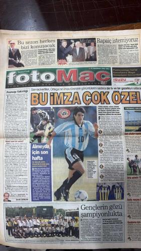 FOTOMAÇ SPOR GAZETESİ - TURKISH NEWSPAPER - DOĞUM GÜNÜ HEDİYESİ  - EKSİKSİZ TAM TAKIM GAZETE - 11 HAZİRAN 2002 FATİH TERİM - ORTEGA - SERGINHO - ROBERTO CARLOS - GUIMARAES - ŞENOL GÜNEŞ - SAMET AYBABA - METİN AKTAŞ - PETKOV - MUZAFFER BLAZER - GÜNGÖR ŞAHİNKAYA - FATİH DOĞAN - VEHBI ALTUNÇUL - M.YILMAZ ŞENOL  ORTEGA’YA MISİLLEME SERGINHO’YLA - CEZAYİR OLMAYALIM - 1982 HATIR ŞİKESİ - FIFA’YA UYARI YAPILMALI - PORTEKİZ COŞTU 4-0 - TEZGAH BAŞLADI - TRABZON DÜŞMANLIĞI - FIRTINA DEVAM EDECEK - AKTAŞ İDDİALI - ŞAMPİYONLUK YAŞAMALIYIM - SPORSEVERLER İÇİN KARE BULMACA - BÜYÜK KARŞILAMA  GALATASARAY - FENERBAHÇE - BEŞİKTAŞ - TRABZONSPOR - MİLAN - BREZİLYA - KOSTA RİKA - ÇİN - FRANSA - DANİMARKA - URUGUAY - SENEGAL - KAMERUN - ALMANYA - İRLANDA - SUUDİ ARABİSTAN - PORTUGAL - POLONYA - NAC BREDA STADI - AVRUPA ŞAMPİYONLAR LİGİ - 2002 DÜNYA KUPASI