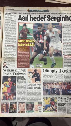 FOTOMAÇ SPOR GAZETESİ - TURKISH NEWSPAPER - DOĞUM GÜNÜ HEDİYESİ  - EKSİKSİZ TAM TAKIM GAZETE - 11 HAZİRAN 2002 FATİH TERİM - ORTEGA - SERGINHO - ROBERTO CARLOS - GUIMARAES - ŞENOL GÜNEŞ - SAMET AYBABA - METİN AKTAŞ - PETKOV - MUZAFFER BLAZER - GÜNGÖR ŞAHİNKAYA - FATİH DOĞAN - VEHBI ALTUNÇUL - M.YILMAZ ŞENOL  ORTEGA’YA MISİLLEME SERGINHO’YLA - CEZAYİR OLMAYALIM - 1982 HATIR ŞİKESİ - FIFA’YA UYARI YAPILMALI - PORTEKİZ COŞTU 4-0 - TEZGAH BAŞLADI - TRABZON DÜŞMANLIĞI - FIRTINA DEVAM EDECEK - AKTAŞ İDDİALI - ŞAMPİYONLUK YAŞAMALIYIM - SPORSEVERLER İÇİN KARE BULMACA - BÜYÜK KARŞILAMA  GALATASARAY - FENERBAHÇE - BEŞİKTAŞ - TRABZONSPOR - MİLAN - BREZİLYA - KOSTA RİKA - ÇİN - FRANSA - DANİMARKA - URUGUAY - SENEGAL - KAMERUN - ALMANYA - İRLANDA - SUUDİ ARABİSTAN - PORTUGAL - POLONYA - NAC BREDA STADI - AVRUPA ŞAMPİYONLAR LİGİ - 2002 DÜNYA KUPASI