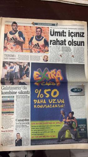 FOTOMAÇ SPOR GAZETESİ - TURKISH NEWSPAPER - DOĞUM GÜNÜ HEDİYESİ  - EKSİKSİZ TAM TAKIM GAZETE - 12 HAZİRAN 2002 ORTEGA - SERGINHO - FATİH TERİM - ROBERTO CARLOS - GUIMARAES - ŞENOL GÜNEŞ - SAMET AYBABA - METİN AKTAŞ - PETKOV - MUZAFFER BLAZER - GÜNGÖR ŞAHİNKAYA - FATİH DOĞAN - VEHBI ALTUNÇUL - M.YILMAZ ŞENOL - ÖZHAN CANAYDIN - ORHAN YÜZEN - HAMİT KAŞELİ - YILDIRIM ÖNVERDİ  ORTEGA’YA MISİLLEME SERGINHO’YLA - CEZAYİR OLMAYALIM - 1982 HATIR ŞİKESİ - FIFA’YA UYARI YAPILMALI - PORTEKİZ COŞTU 4-0 - TEZGAH BAŞLADI - TRABZON DÜŞMANLIĞI - FIRTINA DEVAM EDECEK - AKTAŞ İDDİALI - ŞAMPİYONLUK YAŞAMALIYIM - BU AYIP BİZE YETER - HESABI SORULUR - AVRUPA VE AFRİKA’NIN ŞAMPİYONLARI ELENDİ - GÖRGÜSÜZLÜĞE BAKIN - ÜMİT: İÇİNİZ RAHAT OLSUN - SAMİ YEN YENİLENİYOR - FLORYA’DA TURNUVA - KOMBİNE SIKINTI %50 - ASLAN’DA YALAN RÜZGÂRI  GALATASARAY - FENERBAHÇE - BEŞİKTAŞ - TRABZONSPOR - MİLAN - BREZİLYA - KOSTA RİKA - ÇİN - FRANSA - DANİMARKA - URUGUAY - SENEGAL - KAMERUN - ALMANYA - İRLANDA - SUUDİ ARABİSTAN - POR