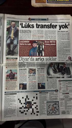 FOTOMAÇ SPOR GAZETESİ - TURKISH NEWSPAPER - DOĞUM GÜNÜ HEDİYESİ  - EKSİKSİZ TAM TAKIM GAZETE - 13 HAZİRAN 2002 ALPAY ÖZALAN - ASTON VILLA - FATİH TERİM - ORTEGA - RAUL - MENDIETA - ÜMİT DAVALA - ANGELOTTI - ŞENOL GÜNEŞ - ÖZHAN CANAYDIN - ORHAN YÜZEN - HAMİT KAŞELİ - RAPAIÇ - OĞUZ ÇETİN - RECEP - ALİ AKDENİZ - ALİ GÜNEŞ - TUNCAY - ALL MÜFİT GÜRTUNA - YILDIRIM ÖNVERDİ - BAYRAM AYDIN  CIMBOM ALPAY’I ALIYOR - ORTEGA YIKILDI FENERLİ SEVİNDİ - İSPANYA’NIN ŞAKASI YOK - BİR İHTİMAL DAHA YOK - RAPAIÇ KESTİ ATTI GİTMİYORUM - UEFA’DAN STADA TAM NOT - SARACOĞLU’NA BELEDİYE DESTEĞİ - PABUÇ PAHALI - BAYRAK OPERASYONU TİŞÖRT DESENİ OLDU - ÜMİT: İÇİNİZ RAHAT OLSUN - SAMİ YEN YENİLENİYOR - FLORYA’DA TURNUVA - KOMBİNE SIKINTI %50 - ASLAN’DA YALAN RÜZGÂRI  GALATASARAY - FENERBAHÇE - BEŞİKTAŞ - ASTON VILLA - MİLAN - REAL MADRİD - BREZİLYA - KOSTA RİKA - ÇİN - FRANSA - DANİMARKA - NİJERYA - İNGİLTERE - GÜNEY AFRİKA - İSPANYA - SLOVENYA - PARAGUAY - MEKSİKA - İTALYA - EKVADOR - HIRVATİSTAN - ŞÜKRÜ SARACOĞLU