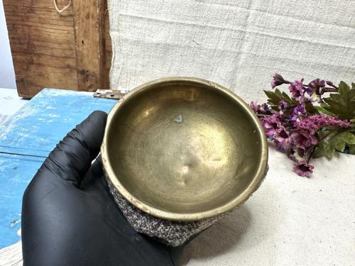 Antika Pirinç Kül Tablası - Yat - Tekne Tipi Küllük - Nadir Kül Tablası