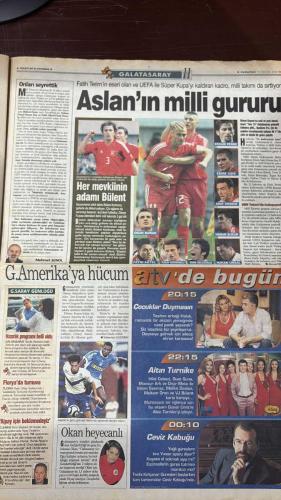 FOTOMAÇ SPOR GAZETESİ - TURKISH NEWSPAPER - DOĞUM GÜNÜ HEDİYESİ  - EKSİKSİZ TAM TAKIM GAZETE - 15 HAZİRAN 2002 ALPAY ÖZALAN - ASTON VILLA - FATİH TERİM - ORTEGA - RAUL - MENDIETA - ÜMİT DAVALA - ANGELOTTI - ŞENOL GÜNEŞ - ÖZHAN CANAYDIN - ORHAN YÜZEN - HAMİT KAŞELİ - RAPAIÇ - OĞUZ ÇETİN - RECEP - ALİ AKDENİZ - ALİ GÜNEŞ - TUNCAY - ALL MÜFİT GÜRTUNA - HALUK ULUSOY - KENAN ONUK - AYHAN BERMEK - GÖKMEN ÖZDENAK - ABDULLAH ÇEVRİM - ALTAN TANRIKULU - LEVENT TUZEMEN - VEHBI ALTUNÇUL - M.YILMAZ ŞENOL - GÜNGÖR ŞAHİNKAYA - FATİH DOĞAN - AZİZ YILDIRIM - HAYDAR PINARCI - FERUDUN NİĞDELİOĞLU - EROL ALTACA - EROL EVGİN - MARTINEZ - YUSUF  FINALE KADAR - GÜNEŞ DE TURDAN ÇOK EMİN - JAPONYA GÜLE OYNAYA 2-0 - BİR İHTİMAL DAHA YOK - TÜRKİYE AYAKTA HEYECAN DORUKTA - DAKİKA DAKİKA - GÖNLÜMDE FİNAL VAR - TUR GELDİ BASKI GİTTİ - C GRUBU PUAN DURUMU - CİMBOM ALPAY’I ALIYOR - ORTEGA YIKILDI FENERLİ SEVİNDİ - İSPANYA’NIN ŞAKASI YOK - RAPAIÇ KESTİ ATTI GİTMİYORUM - UEFA’DAN STADA TAM NOT - SARACOĞLU’NA BELEDİYE D