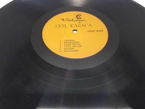 CEM KARACA İLK PLAĞI VELP 6503 LONGPLAY PLAK