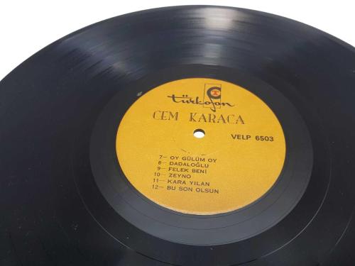 CEM KARACA İLK PLAĞI VELP 6503 LONGPLAY PLAK