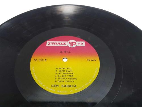 CEM KARACA APAŞLAR KARDAŞLAR MOĞOLLAR FERDİ KLEINE'A TEŞEKKÜRLERİYLE LONGPLAY PLAK
