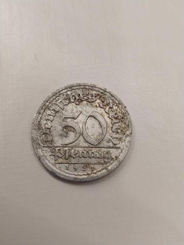 1921 Almanya 50 Fenik