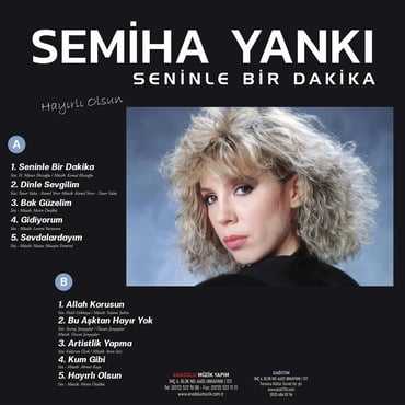 PLAK - SEMİHA YANKI - SENİNLE BİR DAKİKA (RENKLİ-NUMARALI)