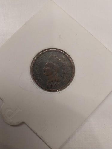 1901 Amerika Indian Head 1 Cent