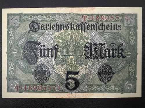Almanya 5 Mark 1917. Çil-