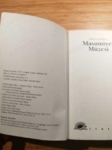 Masumiyet Müzesi İlk 1. Baskı