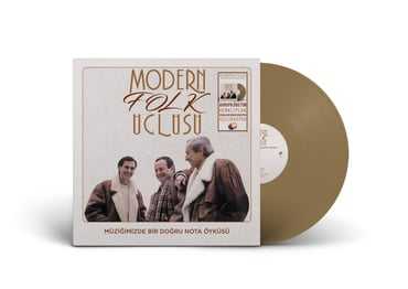 PLAK - Modern Folk Üçlüsü - Müziğimizde Bir Doğru Nota Öyküsü RENKLİ PLAK
