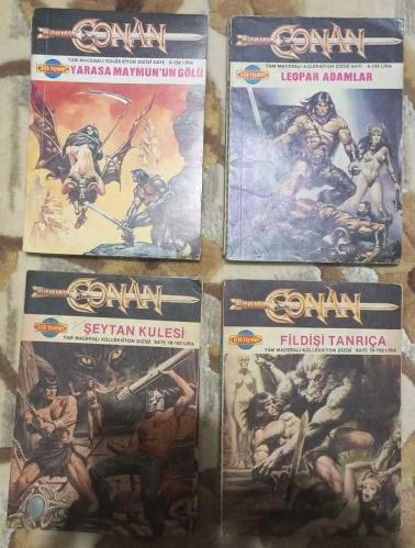 CONAN Tam Maceralı Kolleksiyon Dizisi / 11 sayılık lot (açıklamayı okuyunuz)