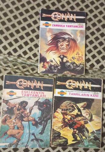CONAN Tam Maceralı Kolleksiyon Dizisi / 11 sayılık lot (açıklamayı okuyunuz)