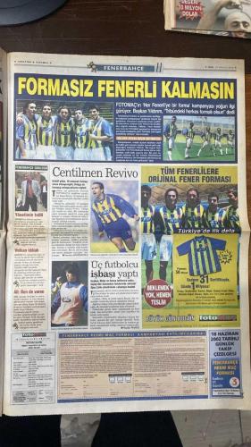 FOTOMAÇ SPOR GAZETESİ - TURKISH NEWSPAPER - DOĞUM GÜNÜ HEDİYESİ  - EKSİKSİZ TAM TAKIM GAZETE - 18 HAZİRAN 2002 SALI  AZİZ YILDIRIM - NİHAT ÖZDEMİR - ALİ YILDIRIM - ORTEGA - ALMEYDA - WASHINGTON - SERGEN YALÇIN - AHMET DURSUN - YILDIRIM DEMİRÖREN - HÜSNÜ GÜRELİ - İBRAHİM ALTINSAY - ALİ DÜRÜST - OZHAN CANAYDIN - MONDRAGON - PASCAL NOUMA - BURAK ELMAS - OSCAR CORDOBA - ZAGO - HAKAN ŞÜKÜR - EMRE BELÖZOĞLU - OKAN BURUK - YILDIRAY BAŞTÜRK - LUCIO - MUSTAFA DENİZLİ - ŞENOL GÜNEŞ - SCOLARI - TUNCAY ŞANLI - SERVET ÇETİN - HENRIK LARSSON - BRUNO METSU - HENRI CAMARA - ALPAY ÖZALAN - ERGÜN PENBE - RÜŞTÜ REÇBER - COLLINA  GALATASARAY SERHAT’LA ANLAŞTI, FENERBAHÇE ALARMA GEÇTİ - A MİLLİ TAKIM BUGÜN JAPONYA İLE ÇEYREK FİNAL İÇİN SAHADA - ŞENOL GÜNEŞ: “FUTBOLCULAR TARİH ÖTESİNE GEÇECEK” - HAKAN ŞÜKÜR 77. KEZ MİLLİ FORMAYI GİYEREK REKOR KIRDI - RÜŞTÜ SAKATLIĞA RAĞMEN KALEDE - ALPAY: “TURA YAKIN TARAF BİZİZ” - OKAN BURUK SAKATLIĞI NEDENİYLE KUPADA FORMA GİYEMEDİ, SENEGAL MAÇINA YETİŞMEYİ UMUYOR - SENEG