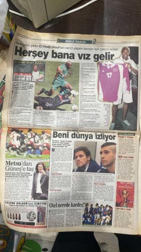 FOTOMAÇ SPOR GAZETESİ - TURKISH NEWSPAPER - DOĞUM GÜNÜ HEDİYESİ  - EKSİKSİZ TAM TAKIM GAZETE - 21 HAZİRAN 2002 CUMA  ALMEYDA - JILBERTO SILVA - SADETTİN SARAN - HAKAN BİLAL KUTLUALP - LORANT - ALİ GÜNEŞ - WASHINGTON - REVIVO - ORTEGA - CEYHUN - YUSUF - OKTAY - MUSTAFA DOĞAN - RAPAIÇ - OGÜN - MONDRAGON - HASAN ŞAŞ - CAPONE - FATİH TERİM - MAURICIO POCHETTINO - DJALMINHA - ALPAY ÖZALAN - HAKAN ŞÜKÜR - ŞENOL GÜNEŞ - BRUNO METSU  ALMEYDA TRANSFERİNDE SON TANGO: FENERBAHÇE KARAR AŞAMASINDA, JILBERTO SILVA İÇİN BREZİLYA’DA GÖRÜŞMELER - SADETTİN SARAN VE HAKAN BİLAL KUTLUALP RAPOR SUNACAK - REVIVO: “BOMBA GİBİ GELİYORUM, ŞAMPİYONLAR LİGİ VE TÜRKİYE’DE ZİRVEYE ÇIKACAĞIZ” - ALİ GÜNEŞ ALMANYA’DA AİLESİNE EV ALDI - GALATASARAY HASAN ŞAŞ’A 3 YIL İÇİN 3.3 MİLYON DOLAR TEKLİF HAZIRLIYOR - MONDRAGON’UN FRANSA YASAĞI KALKTI - CAPONE BREZİLYA’DA ACI GÜNLER YAŞIYOR - GALATASARAY POCHETTINO İÇİN ATAKTA, DJALMINHA GÜNDEMDE - SENEGAL TEKNİK DİREKTÖRÜ METSU: “TÜRKİYE’Yİ GEÇMEDEN YARI FİNALİ DÜŞÜNMEK DOĞRU D
