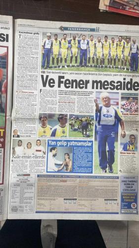 FOTOMAÇ SPOR GAZETESİ - TURKISH NEWSPAPER - DOĞUM GÜNÜ HEDİYESİ  - EKSİKSİZ TAM TAKIM GAZETE -25 HAZİRAN 2002 SALI  ARIEL ORTEGA - REVIVO - AZİZ YILDIRIM - ALİ YILDIRIM - ALPAY ÖZALAN - RÜŞTÜ REÇBER - HASAN ŞAŞ - ÜMİT DAVALA - YILDIRAY BAŞTÜRK - EMRE BELÖZOĞLU - HAKAN ŞÜKÜR - ŞENOL GÜNEŞ - TUGAY KERİMOĞLU - BÜLENT KORKMAZ - FATİH AKYEL - HAKAN ÜNSAL - ABDULLAH ERCAN - ERGÜN PENBE - GILBERTO SILVA - NİHAT KAHVECİ - SİMAO - FİKRET ÜNLÜ - HECTOR CUPER  ORTEGA RESMEN FENERBAHÇE’DE: “10 NUMARA BİZİM DEĞİL, FENERBAHÇE’NİN” - REVIVO İLE DOSTANE GÖRÜŞME, “FORMA VE NUMARA ÖNEMLİ DEĞİL” - AZİZ YILDIRIM: “ORTEGA 4 YIL SONRA BİLE TÜRKİYE’NİN ELÇİSİ OLACAK” - FIFA ALL STAR KADROSUNDA 3 TÜRK: HASAN ŞAŞ, RÜŞTÜ, ALPAY - ŞENOL GÜNEŞ EN İYİ TEKNİK ADAMLAR ARASINDA - ŞİŞLİ BELEDİYESİ MİLLİ TAKIM ANITI İÇİN PROJE YARIŞMASI AÇIYOR - TÜRKİYE YARI FİNALDE BREZİLYA İLE KARŞILAŞACAK, MAÇI KİM MILTON NIELSEN YÖNETECEK - TÜKİYE'NİN ALTIN ÇOCUĞU İLHAN MANSIZ POSTERİ