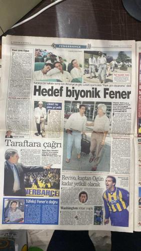 FOTOMAÇ SPOR GAZETESİ - TURKISH NEWSPAPER - DOĞUM GÜNÜ HEDİYESİ  - EKSİKSİZ TAM TAKIM GAZETE -27 HAZİRAN 2002 PERŞEMBE  İLHAN MANSIZ - ÜMİT DAVALA - RÜŞTÜ REÇBER - ALPAY ÖZALAN - BÜLENT KORKMAZ - FATİH AKYEL - ERGÜN PENBE - TUGAY KERİMOĞLU - EMRE BELÖZOĞLU - YILDIRAY BAŞTÜRK - HASAN ŞAŞ - HAKAN ŞÜKÜR - HAKAN ÜNSAL - ŞENOL GÜNEŞ - OSCAR RUIZ - KIM MILTON NIELSEN - MICHAEL BALLACK - RUDI VÖLLER - HIDDINK - ARIEL ORTEGA - REVIVO - AZİZ YILDIRIM - GILBERTO SILVA - NİHAT KAHVECİ - SİMAO - HALUK ULUSOY - LUCE (LUCECSCU) - SERGEN YALÇIN - NICULESCU  BREZİLYA’YA YENİLDİK AMA TARİHE GEÇTİK: TÜRKİYE DÜNYANIN EN İYİ 4 TAKIMINDAN BİRİ OLDU - ŞENOL GÜNEŞ: “FİNALE ÇIKAMADIK, ÖZÜR DİLİYORUZ AMA FUTBOLCULARIMLA GURUR DUYUYORUM” - HALUK ULUSOY: “TÜRKİYE BU FUTBOLCULARLA GURUR DUYMALI” - ALMANYA GÜNEY KORE’Yİ BALLACK’IN GOLÜYLE YENEREK FİNALE ÇIKTI, RAKİBİ BREZİLYA - TÜRKİYE ÜÇÜNCÜLÜK MAÇINDA GÜNEY KORE İLE KARŞILAŞACAK - TRABZON’DA ŞENOL GÜNEŞ’İN HEYKELİ DİKİLECEK, BABASININ EVİ YIKILDI - ORTEGA İSTANB