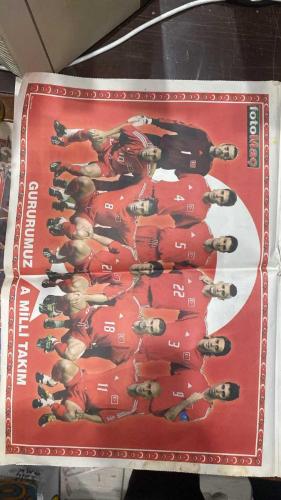 FOTOMAÇ SPOR GAZETESİ - TURKISH NEWSPAPER - DOĞUM GÜNÜ HEDİYESİ  - EKSİKSİZ TAM TAKIM GAZETE -29 HAZİRAN 2002 CUMARTESİ  ELVIR BALİÇ - BURAK ELMAS - FATİH TERİM - HASAN ŞAŞ - ERGÜN PENBE - HAKAN ŞÜKÜR - HAKAN ÜNSAL - OKAN BURUK - ÜMİT DAVALA - RÜŞTÜ REÇBER - ALPAY ÖZALAN - BÜLENT KORKMAZ - YILDIRAY BAŞTÜRK - EMRE BELÖZOĞLU - ŞENOL GÜNEŞ - AZİZ YILDIRIM - ARIEL ORTEGA - REVIVO - GILBERTO SILVA - NİHAT KAHVECİ - SİMAO - HALUK ULUSOY  TÜRKİYE GÜNEY KORE İLE ÜÇÜNCÜLÜK MAÇINDA: “HAYDİ TÜRKİYE ŞEREF KÜRSÜSÜNE” - MAÇ BUGÜN 14.00’TE DAEGU’DA, HAKEM KUVEYT’TEN MANE - HAKAN ÜNSAL VE OKAN BURUK İLK 11’DE, HAKAN ŞÜKÜR FORVETTE - BREZİLYA-ALMANYA FİNALİ YARIN YOKOHAMA’DA - ELVIR BALİÇ GALATASARAY’A İMZA ATTI, “KEFEN GİYERİM, CİMBOM FORMASI GİYMEM” SÖZLERİNİ İNKAR ETTİ - BALİÇ’E 3+1 YILLIK SÖZLEŞME VE YILLIK 1 MİLYON DOLAR GARANTİ - GALATASARAY BREZİLYA’DAN FABIO PINTO VE FELIPE’Yİ GETİRİYOR - FATİH TERİM: “İLK BOMBA BENİM” - PSG’DEN ALEX İÇİN GÖRÜŞMELER SÜRÜYOR - MİLLİ TAKIM POSTERİ TAM SAYFA