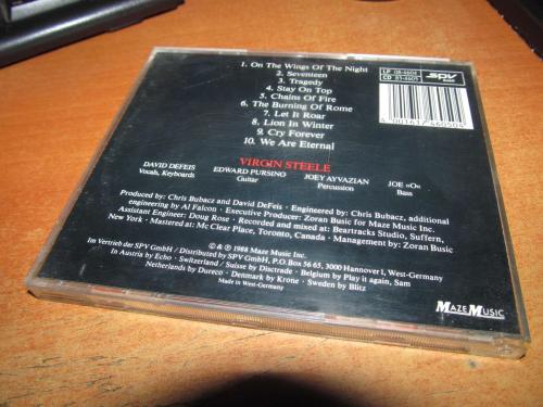 VİRGİN STEELE  AGE OF  CONCENT   CD