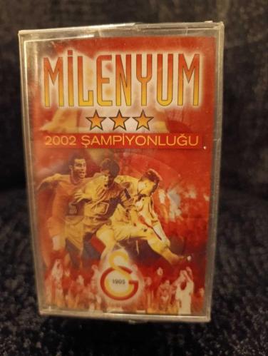 GALATASARAY 2002 YILDIZLAR ŞAMPİYONLUĞU MİLENYUM KASET SIFIR