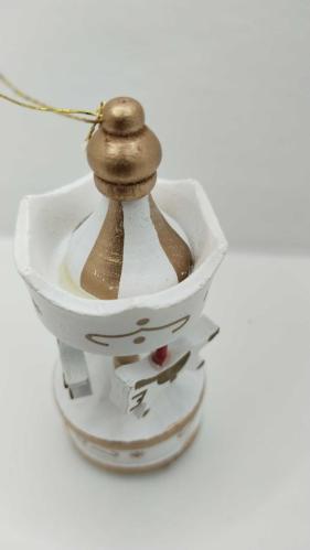 ANAHTARLIK AHŞAP DÖNME DOLAP FORMUNDA MİNYATÜR ( 8X3 cm ) ANAHTARLIK UCU 380