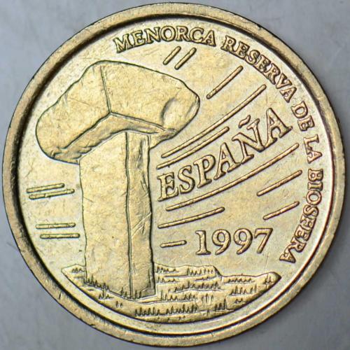 İSPANYA 5 PESETA 1997 BALEAR ADALARI TEMALI. ÇA.