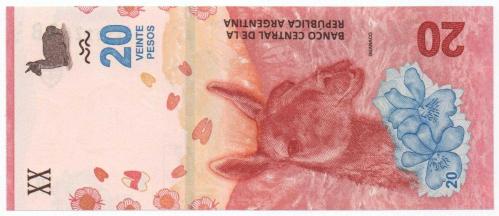 Arjantin 2020 Yılı 20 Peso ÇİL