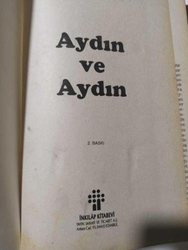 Aydın ve Aydın