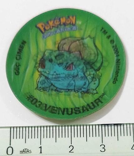 LAYS TV TASO 01 BULBASAUR GÜÇ ÇİMEN ÇİFT YANSIMALI ORİJİNAL 2Y1V1D NADİR