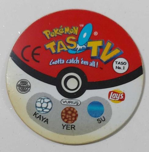 LAYS TV TASO 01 BULBASAUR GÜÇ ÇİMEN ÇİFT YANSIMALI ORİJİNAL 2Y1V1D NADİR