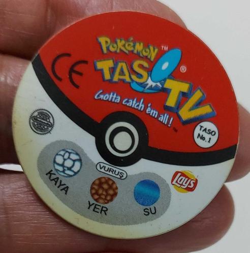 LAYS TV TASO 01 BULBASAUR GÜÇ ÇİMEN ÇİFT YANSIMALI ORİJİNAL 2Y1V1D NADİR
