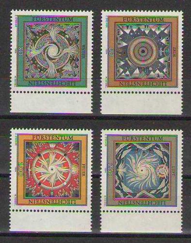 Liechtenstein 1994 “Dört Element” MNH - Bilim
