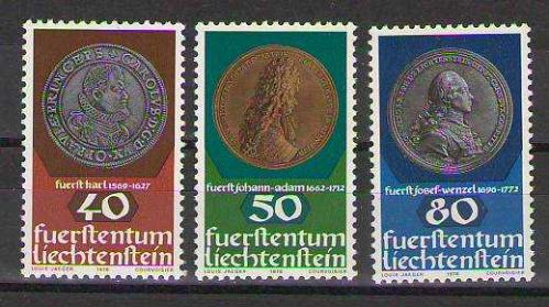 Liechtenstein 1978 Sikkeler ve Madalyalar MNH