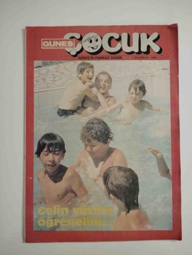 GÜNEŞ ÇOCUK 7 HAZİRAN 1986 ( BUFFALO BİLL- MANGA,ŞEKER KIZ CANDY ) + GÜNEŞ ÇOCUK EKSTRA/ ARKA KAPAKTA ÇİKLET REKLAM, HAFİYE BIDIK-ÜLKER