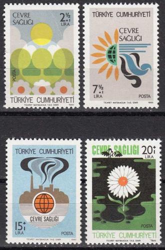 1980 ÇEVRE SAĞLIĞI TAM SERİ MNH