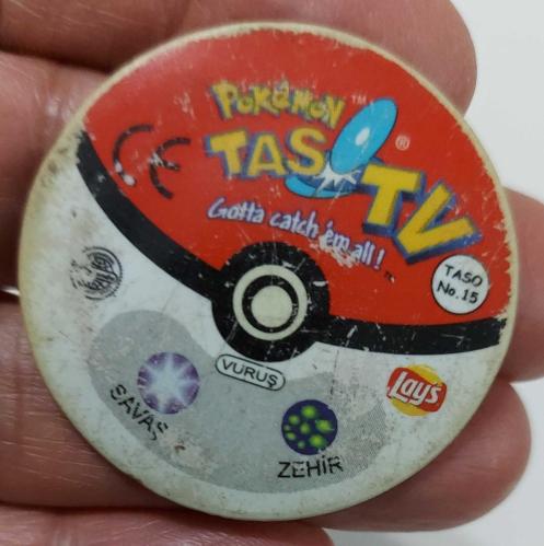 LAYS POKEMON TV TASO 65 ALAKAZAM MEDYUM ÇİFT YANSIMALI ORİJİNAL 3M1E1A NADİR