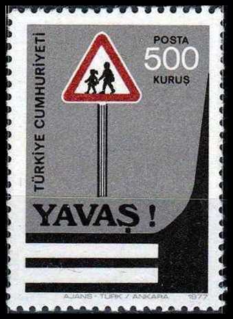 1979 TRAFİK KONULU SÜREKLİ POSTA SERİSİ MAT ZAMK TAM SERİ MNH