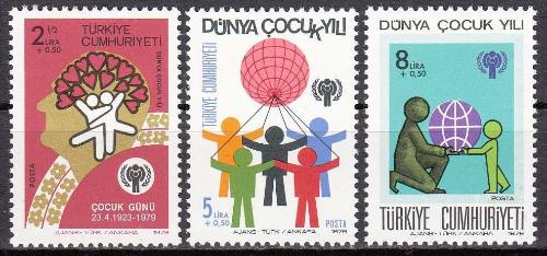1979 DÜNYA ÇOCUK YILI TAM SERİ MNH