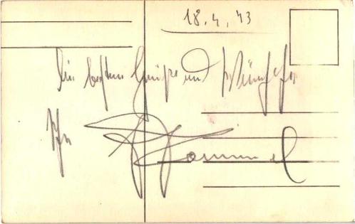 ERWİN ROMMEL KARTPOSTAL (REPRODÜKSİYON) - ALMAN NAZİ KOMUTANI